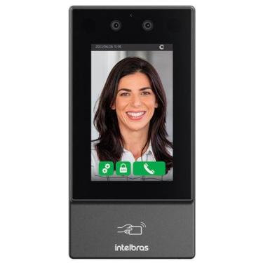 Imagem de Controlador de Acesso Facial RFID QR Code Senha SS 3532 MF Intelbras