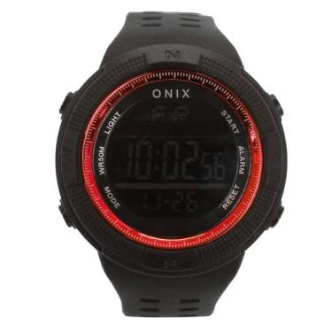 Imagem de Relógio Masculino Onix Digital IT-396H0183 Preto e Vermelho