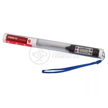 Imagem de Termômetro Culinário Cozinha Digital Mede -50ºc A +300ºc