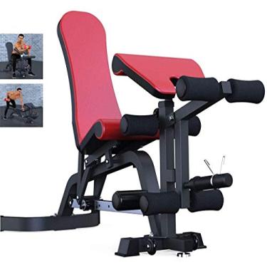 Imagem de LMJYU Banco de halteres bancos comerciais de pássaros banco de treinamento sentado cadeira de treinamento cadeiras de ginástica exercícios bancos de peso