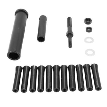 Imagem de Luocute Conjunto Mestre de Extrator de Pino de Passador Em Linha de 18 Unidades, Inclui Pinças SAE e Métricas Com Construção de Liga de Aço para Manutenção Automotiva, Conjuntos de