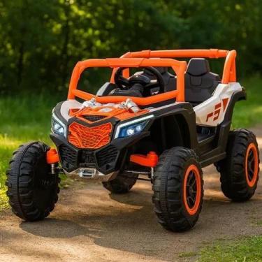 Imagem de Quadriciclo Utv Carro Elétrico Infantil 12v Com Luz De Led Música Buzi