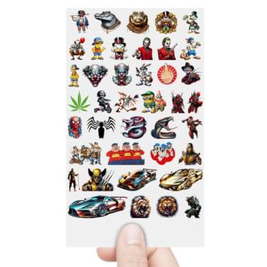 Imagem de Graviarte - Cartela 40 Adesivos Mandrake Coringa Irmãos Metralha DTF UV