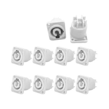 Imagem de Plugue Masculino AC Powercon De 3 Pinos 20A 250V 10 Peças Para Luz De 