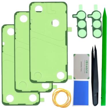 Imagem de iStable Capa traseira cola para Samsung Galaxy S24 Plus fita adesiva de substituição para tampa de bateria, kit de reparo de fita adesiva dupla face pré-fabricada SM-S926B/DS, SM-S926U (3 peças)