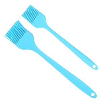 Imagem de Pincéis de silicone resistentes ao calor para pastelaria para espalhar óleo manteiga molho marinadas para churrasco, churrasco, assar, cozinha, cozinhar, livre de BPA, lavável na lava-louças (azul)