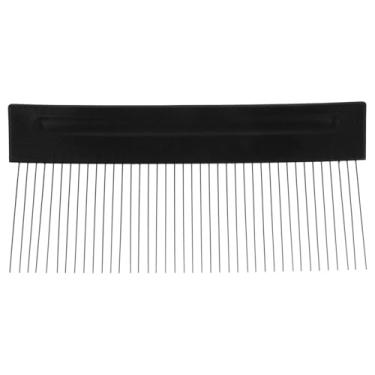 Imagem de SEWACC Escarificador de aço inoxidável - Ferramenta de pente de granulação de textura - Raspador de tinta de parede DIY para padrões texturizados, arte de gesso e decoração de casa fácil de usar