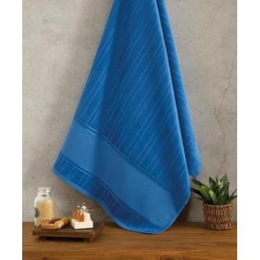 Imagem de Toalha Rosto Velour Artesanalle - Dohler, 6970 Azul Escuro
