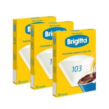 Imagem de Filtro de Papel para Café 103, 30 Unidades, Kit com 3 Caixas