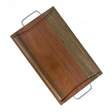 Imagem de Tábua de Churrasco Corte de Carne Madeira Eucalipto(21x35cm)