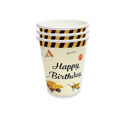 Imagem de CWPJUNDGP Festa de aniversário, copos de papel, pratos de papel, festivais descartáveis locais de festa temática, atmosfera de decoração, utensílios de mesa