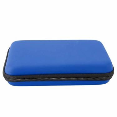 Imagem de Generic Estojo de Transporte para Console de Jogos Protetor Portátil para Novo 3DS XL Com Espaço de Armazenamento Extra para Viagens, Material PU + EVA Adequado para Entusiastas de Jogos (Azul)