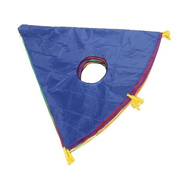 Imagem de KIMISS Jogue o Brinquedo do Jogo da Toupeira do Pára-quedas - Vara Inflável de 9 Furos para Atividades Ao Ar Livre de Coope