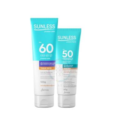 Imagem de Kit Protetor Solar Fps 60 120g + Protetor Solar Facial Bege Médio