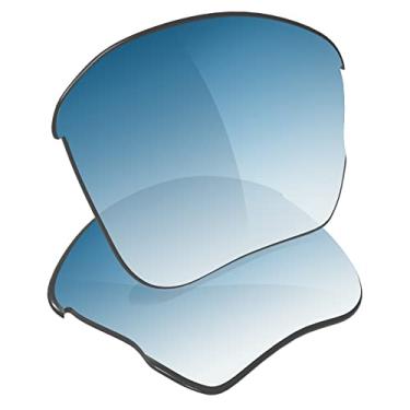 Imagem de Galvanic Lentes de reposição para óculos de sol Oakley Half Jacket XLJ | Half Jacket XLJ Asian Fit - Azul gradiente não polarizado