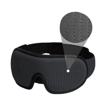Imagem de Máscara De Olhos 3D Macia E Almofadada Para Dormir, Tecido Bloqueador 