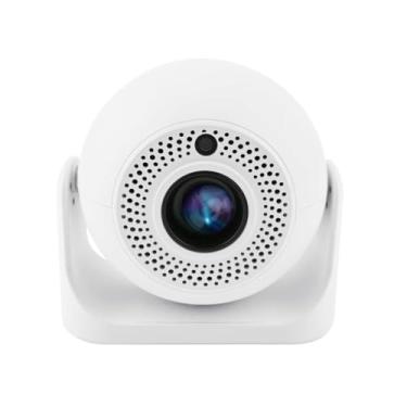 Imagem de ANJ.GG Projetor Portátil LED 4K, WiFi6, Foco Elétrico, 200 Lumens, Resolução 4096x2160, Alinhamento Automático, Correção Digital de Trapézio, 10x10x20cm