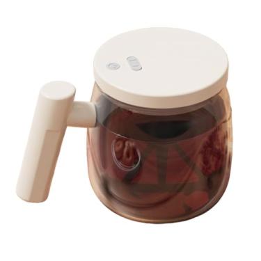 Imagem de Copo de café auto-agitação elétrica mistura rotativa automática Vidro para casa escritório viagem