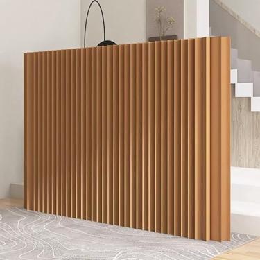 Imagem de Room divider Tela de papel dobrável moderna, divisor de sala decorativo expansível de acordeão, painel de parede móvel em pé(5x1.9m/16.4X6.23FT)