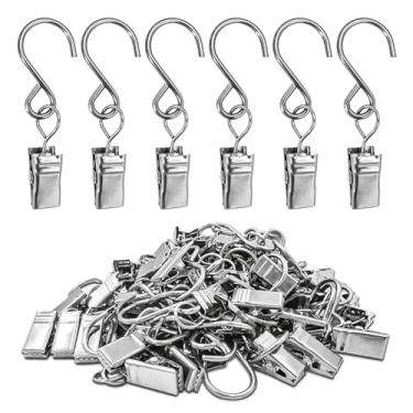 Imagem de 50PCS Ganchos em Aço Inoxidável para Luminárias Apoios Fotos Acampamento e Tendas