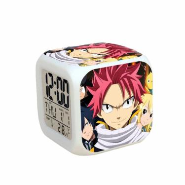 Imagem de Relógio digital LED Fairy Tails Square com função de despertador