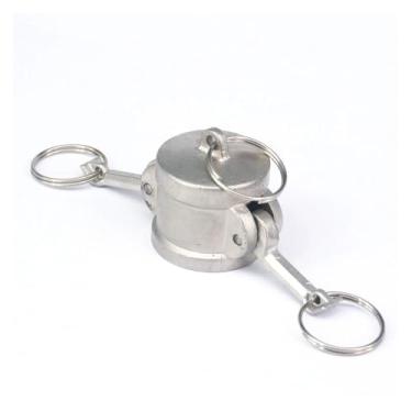 Imagem de 1-1/5.1 cm 304 Aço Inoxidável Tipo DC Camlock Fitting Cam e Groove Adaptador Cap Stop Flow Wrench