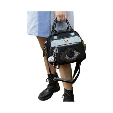 Imagem de Bolsa De Moda Grande Com Diamantes Estilosa Para Viagens Bolsa Transve