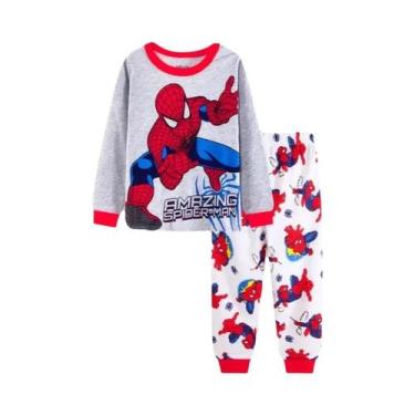 Imagem de Conjunto De Pijama De Algodão Mickey Cartoon Para Crianças, Roupa De D