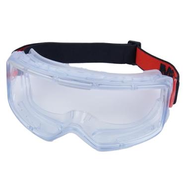 Imagem de 3M GoggleGear Óculos de proteção ocular série 3000, lentes transparentes Scotchgard antiembaçamento/anti-arranhões, alça de tecido premium, cobertura de PVC, 1 par, GG3101-SGAF, ANSI Z87.1, CSA Z94.3,