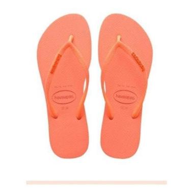 Imagem de Chinelo Feminino Havaianas Slim Glitter Neon Lançamento-Feminino