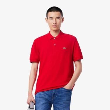 Imagem de Camisa Polo Lacoste L.12.12 Light Piqué Ajuste Clássico Masculina-Masculino