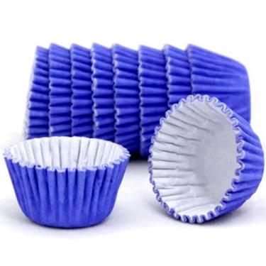 Imagem de Forminha de papel n1 com 100 unidades bax , Azul