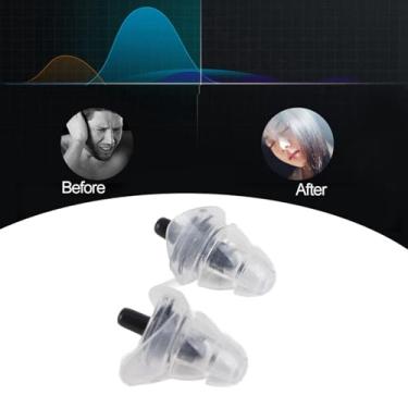 Imagem de Generic Tampões de Ouvido para Músicos para Shows - Proteção Anti-ruído de 27dB de Alta Fidelidade - Confortável e Durável - Reduza o Som para Uma Melhor Experiência (Preto)