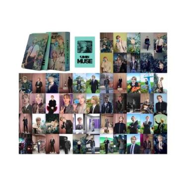 Imagem de 55 Pçs/set Kpop JIMIN MUSE Solo WHO Laser Lomo Cartão Photocard Fãs Co