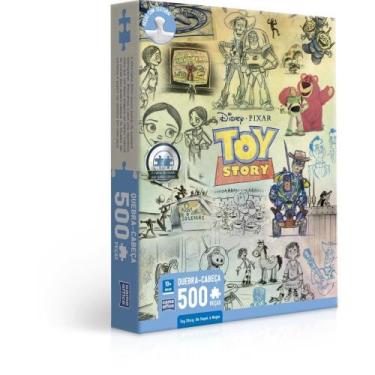 Imagem de QUEBRA-CABEÇA Cartonado TOY STORY 500 Peças - Toyster