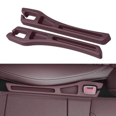 Imagem de Alieemo Organizador de preenchimento de lacunas de assento de carro, bloqueador de lacunas de preenchimento de veículo multifuncional com compartimento de armazenamento entre assento e console