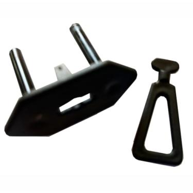 Imagem de Kit 10 Protetores de Tomada Segurança Contra Choque + 2 Chaves de Acesso(Preto)