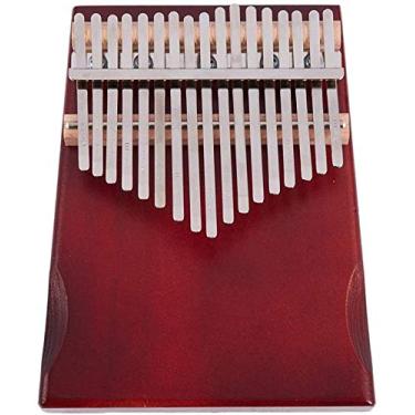 Imagem de Lss9azznmm 17 teclas conveniente polegar dedo piano multifuncional prático durável Kalimba madeira de pinheiro instrumento musical para iniciantes