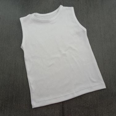 Imagem de Regata Infantil Masculina Cor:BrancoTamanho:2-3 anos - KSL Kids, Branc