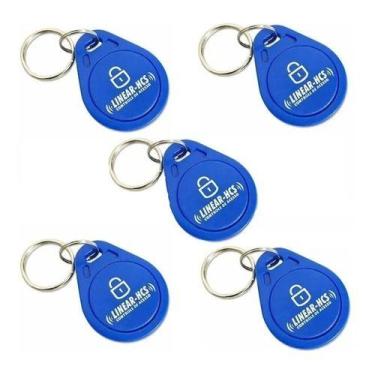 Imagem de Chaveiro RFID 125 KHz Linear-HCS Nice - 100 unidades - Linear HCS Nice