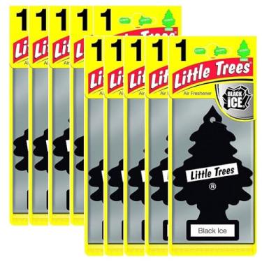 Imagem de Aromatizador de carros Little Trees, gelo pretoLittle Trees QK-12086B00EZKQGOK_loc