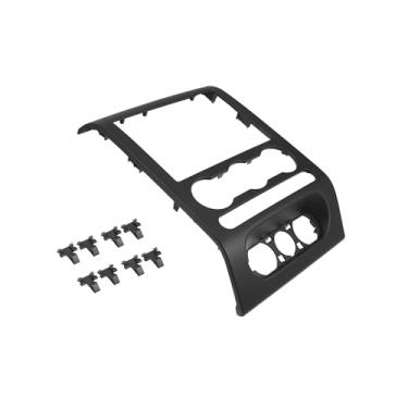 Imagem de ACROPIX Capa de painel frontal de painel de acabamento central de moldura de rádio para Ford F-150 2004 2005 2006 2007 2008 No.68414-ED50C painel painel painel moldura acabamento peças de carro