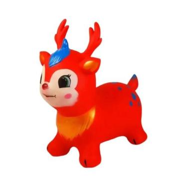 Imagem de Brinquedo Inflável De Cervo Para Crianças, PVC Reforçado, Seguro Para 