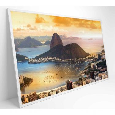 Imagem de Quadro Pão De Açúcar Rio De Janeiro Medidas 60x40 Cm Impressão Adesivo Fotográfico
