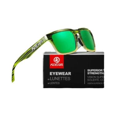 Imagem de Óculos De Sol Polarizados Quadrados Masculinos KDEAM 2022 Para Estilo 