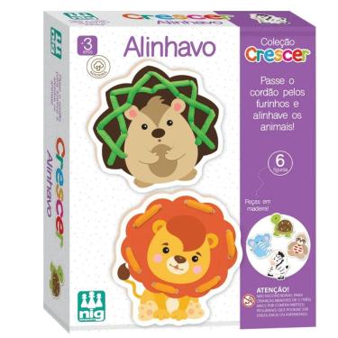 Imagem de Jogo Alinhavo Crescer - Nig Brinquedos