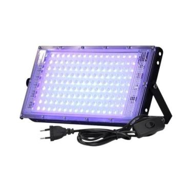 Imagem de Holofote UV LED 395nm 400nm 50W 100W 150W À Prova d'Água Luz Negra 220