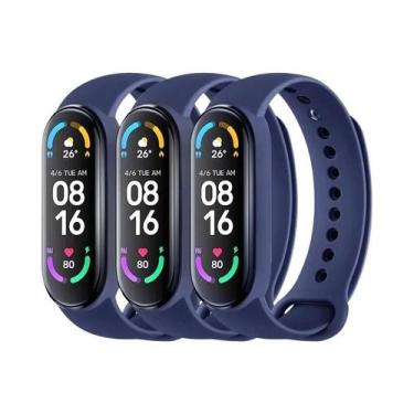 Imagem de Pulseira De Silicone Para Mi Band 7 6 5 4 3, Substituição De Pulseira 