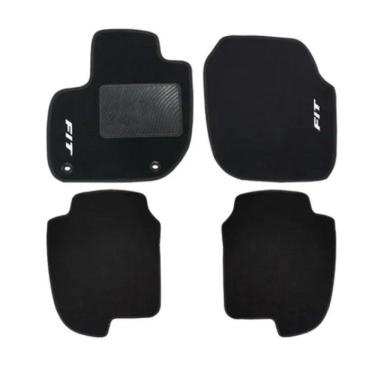 Imagem de Tapete Honda Fit 2015 Á 2019 2020+ Carpete Logo Bordado