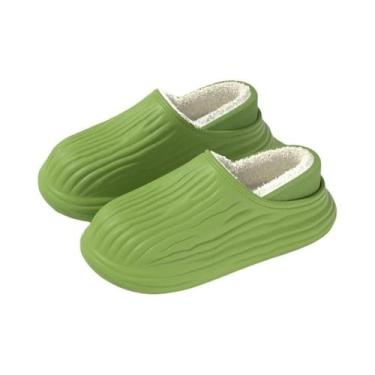 Imagem de Chinelos De Algodão Para O Inverno Femininos, Quentes, Antiderrapantes